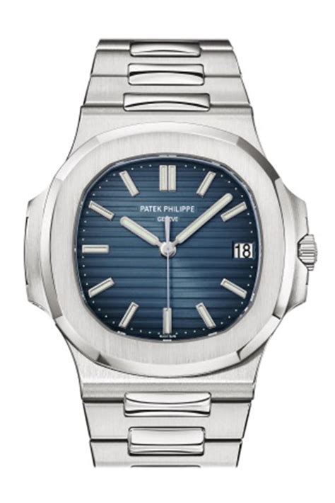 patek philippe nautilus blue face bust down|patek philippe watch.